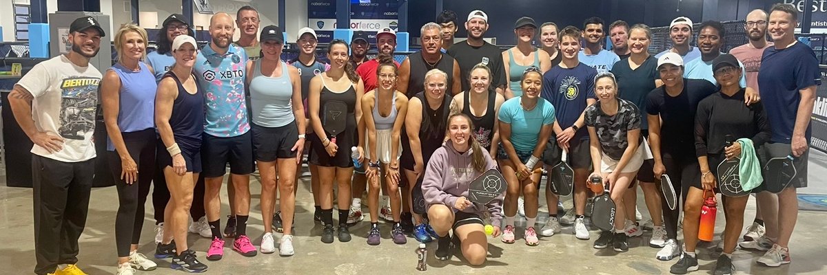 Richmond Pickleball Club community group photo after tournament event
